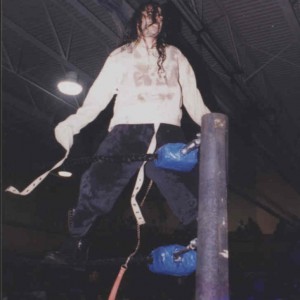 slayer wrestler jersey shore madman wrestling george stiso strait-jacketed